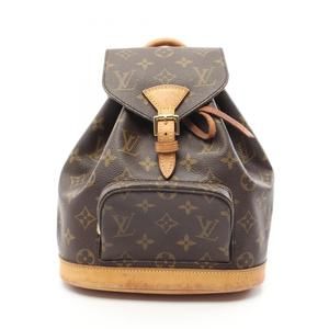 LOUIS VUITTON Brown Monogram Leather Backpack
